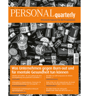 Alle Details: PERSONALquarterly PERSONALquarterly - Wissenschaftsjournal für die Personalpraxis