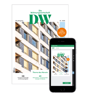Alle Details: DW Die Wohnungswirtschaft DW Die Wohnungswirtschaft - Das zukunftsweisende Fachmagazin für die Wohnungswirtschaft