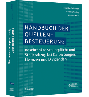 Alle Details: Handbuch der Quellenbesteuerung Handbuch der Quellenbesteuerung - Beschränkte Steuerpflicht und Steuerabzug bei Darbietungen, Lizenzen und Dividenden