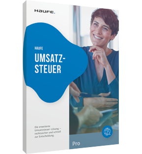 Alle Details: Haufe Umsatzsteuer Pro Haufe Umsatzsteuer Pro - Die erweiterte Umsatzsteuer-Lösung: Rechtssicher und schnell zur Entscheidung.