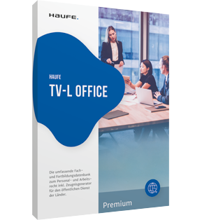 Haufe TV-L Office Premium - Die umfassende HR-Software zum Personal- und Arbeitsrecht für den öffentlichen Dienst der Länder.