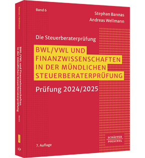 Alle Details: BWL, VWL und Finanzwissenschaften in der mündlichen Steuerberaterprüfung BWL, VWL und Finanzwissenschaften in der mündlichen Steuerberaterprüfung