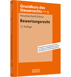 Alle Details: Bewertungsrecht Bewertungsrecht - Einheitsbewertung für das Grundvermögen und Bedarfsbewertung für die Erbschaft- und Schenkungsteuer