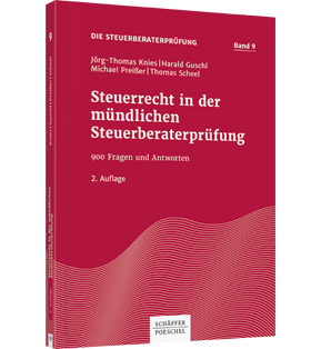 Alle Details: Steuerrecht in der mündlichen Steuerberaterprüfung Steuerrecht in der mündlichen Steuerberaterprüfung - 900 Fragen und Antworten