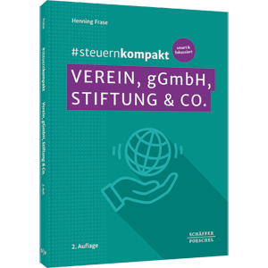 Buchcover #steuernkompakt Verein, gGmbH, Stiftung & Co.