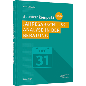 Buchcover #steuernkompakt Jahresabschlussanalyse in der Beratung