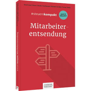 Buchcover #steuernkompakt Mitarbeiterentsendung
