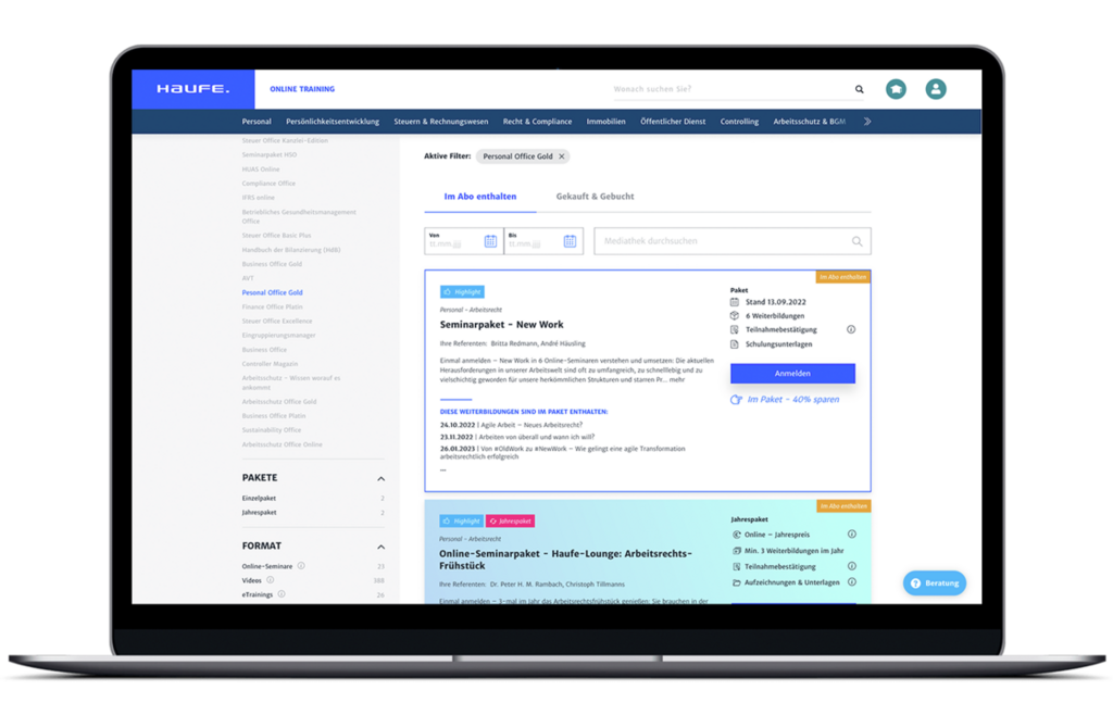 Online-Seminare: Bleiben Sie mit geringem Aufwand up-to-date Online-Seminare: Bleiben Sie mit geringem Aufwand up-to-date