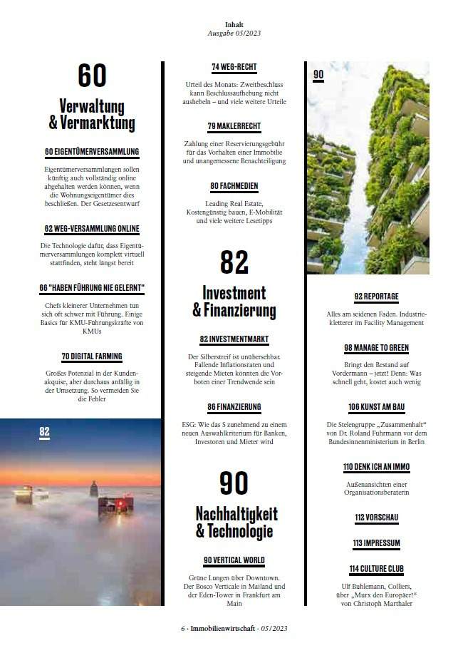 Inhaltsverzeichnis - Seite 6 Inhaltsverzeichnis - Seite 6