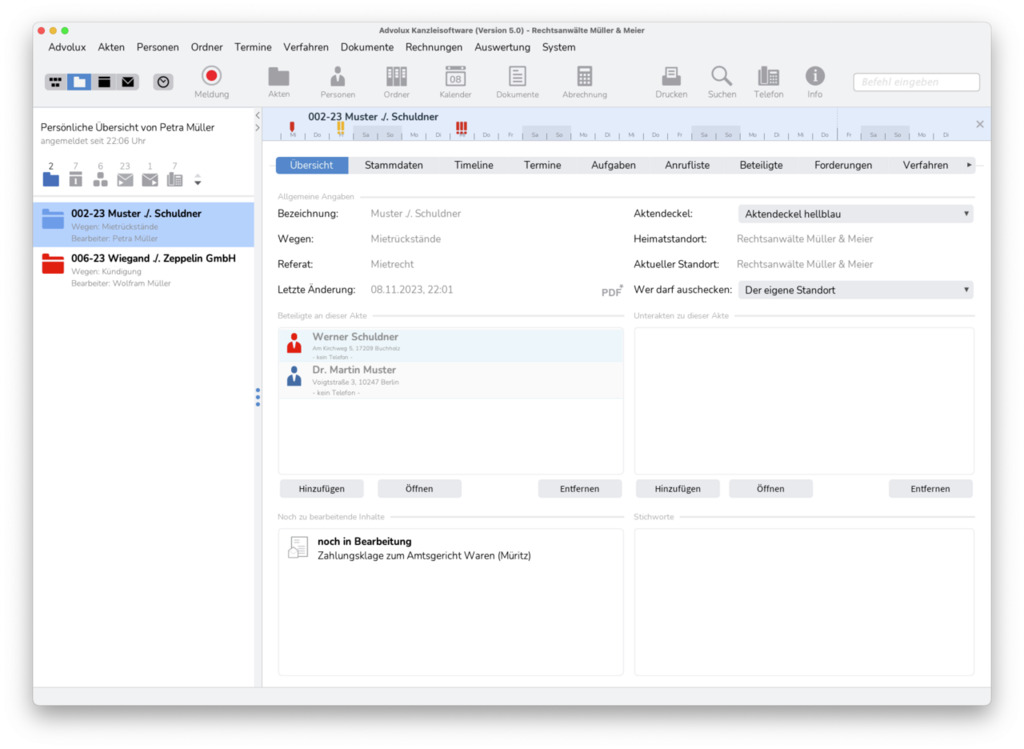 Verwaltung und Organisation Verwaltung und Organisation