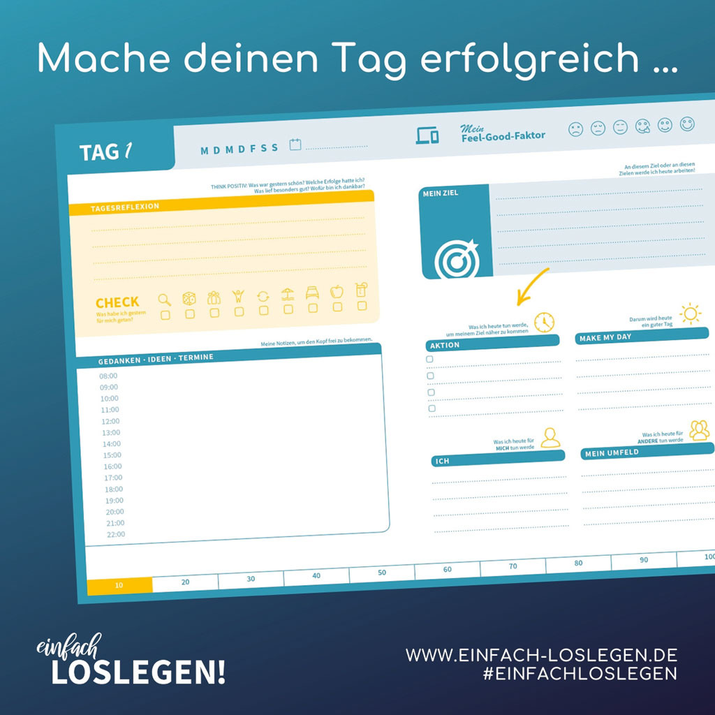 Schritt 3: aktives Arbeiten an den eigenen Zielen und festigen von Routinen Schritt 3: aktives Arbeiten an den eigenen Zielen und festigen von Routinen