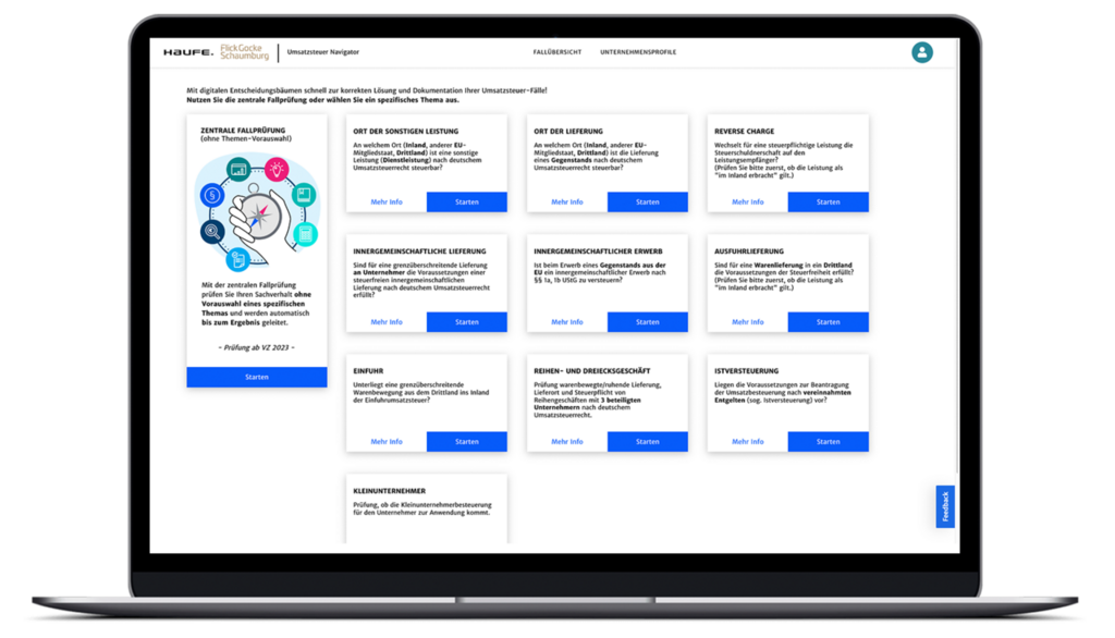 Umsatzsteuer Navigator Umsatzsteuer Navigator