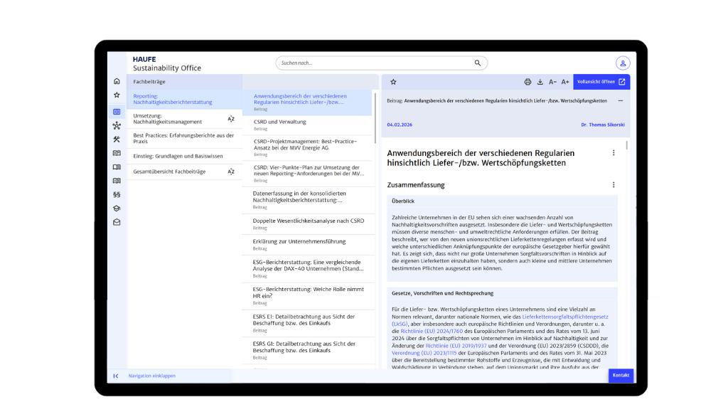 Fachbeiträge Fachbeiträge
