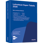 Lohnsteuer-Supertabelle 2026 inkl. Onlinezugang - Nach amtlichen Material