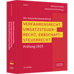 Verfahrensrecht, Umsatzsteuerrecht, Erbschaftsteuerrecht - Prüfung 2025