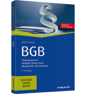 BGB - Prüfungswissen, Multiple-Choice-Tests, Übungsfälle mit Lösungen