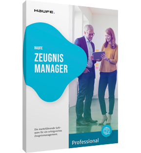 Haufe Zeugnis Manager Professional - Die marktführende Software für rechtssichere Arbeitszeugnisse