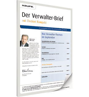 Der Verwalter-Brief - Ihr Beratungsdienst rund um WEG- und Mietverwaltung