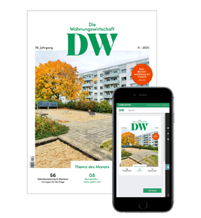 DW Die Wohnungswirtschaft - Das zukunftsweisende Fachmagazin für die Wohnungswirtschaft