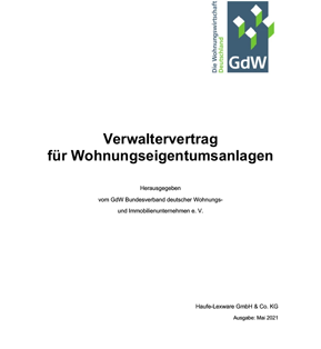 Verwaltervertrag für Wohnungseigentums­anlagen - Pro Bestelleinheit: 20 Muster-Verträge