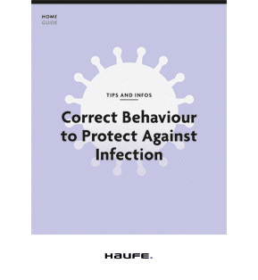 Richtiges Verhalten zum Infektionsschutz,Correct Behaviour to Protect Against Infection (English Version) - Pro Bestelleinheit: 20 Broschüren