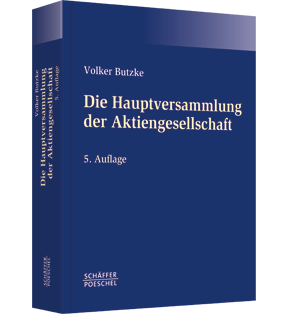 Die Hauptversammlung der Aktiengesellschaft