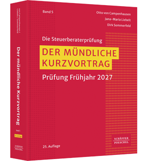 Der mündliche Kurzvortrag - Prüfung Frühjahr 2027