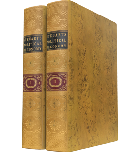 An Inquiry into the Principles of Political Oeconomy - Faksimile der 1767 in London erschienenen zweibändigen Erstausgabe