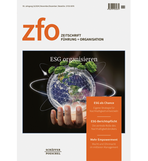 zfo - Zeitschrift Führung + Organisation