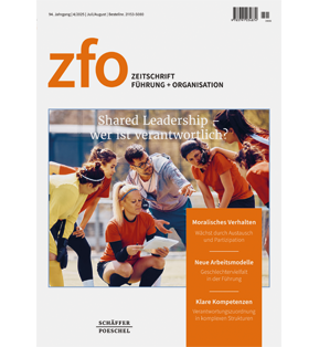 zfo - Zeitschrift Führung + Organisation