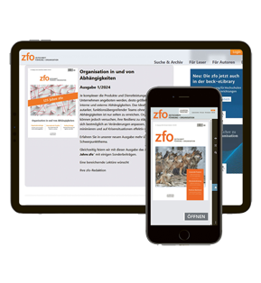 zfo digital - Zeitschrift Führung + Organisation