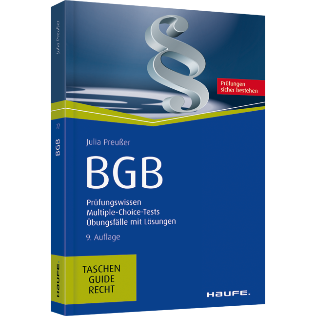 BGB - Prüfungswissen, Multiple-Choice-Tests, Übungsfälle mit Lösungen