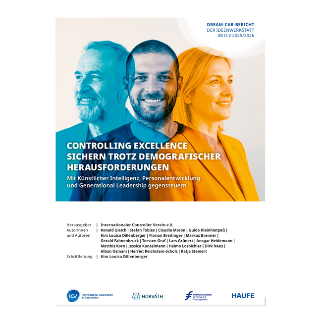 Controlling Excellence sichern trotz demografischer Herausforderungen - Mit Künstlicher Intelligenz, Personalentwicklung und Generational Leadership gegensteuern