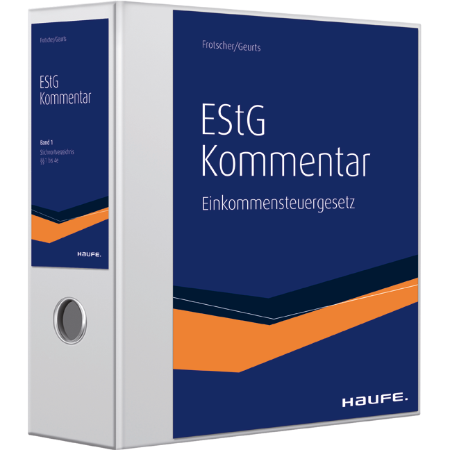 Kommentar Zum Einkommensteuergesetz (EStG): Loseblattwerk | Haufe Shop