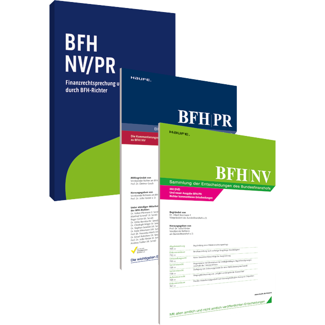 BFH/NV plus BFH/PR Online: Datenbank | Haufe Shop