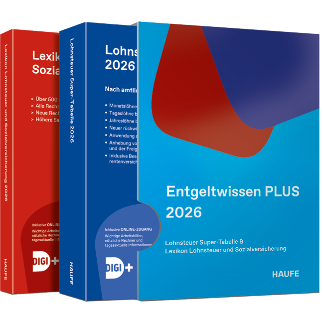 Entgeltwissen Plus 2026 - Lohnsteuer Super-Tabelle & Lexikon Lohnsteuer und Sozialversicherung