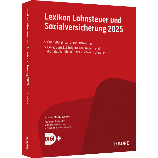 Lexikon Lohnsteuer und Sozialversicherung 2025 plus Onlinezugang
