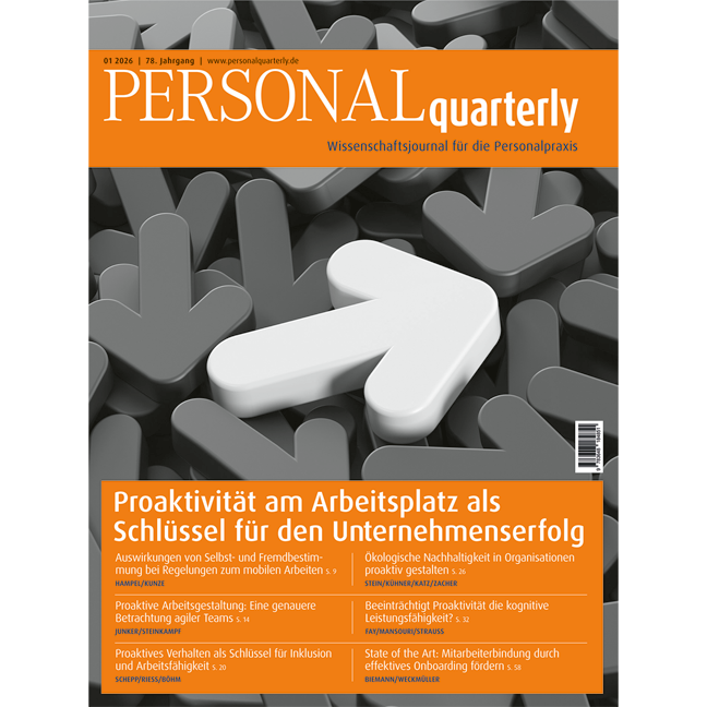 PERSONALquarterly - Wissenschaftsjournal für die Personalpraxis