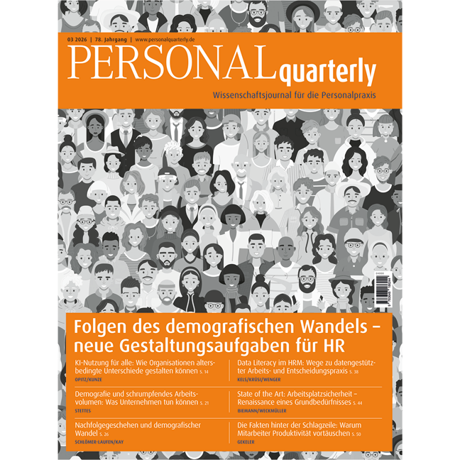 PERSONALquarterly - Wissenschaftsjournal für die Personalpraxis