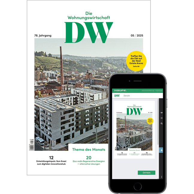 DW Die Wohnungswirtschaft - Das Fachmagazin für die Wohnungswirtschaft