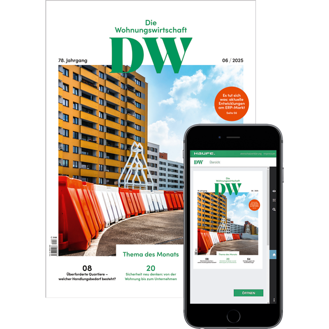 DW Die Wohnungswirtschaft - Das Fachmagazin für die Wohnungswirtschaft