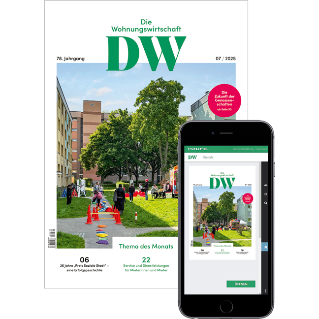 DW Die Wohnungswirtschaft - Das Fachmagazin für die Wohnungswirtschaft