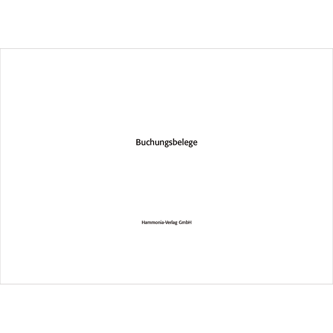Buchungsbelege - Pro Bestelleinheit: 1 Muster-Buchungsbeleg