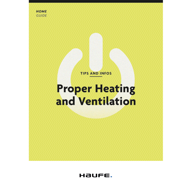 Richtig heizen und lüften – Proper Heating and Ventilation (English Version) - Pro Bestelleinheit: 20 Broschüren