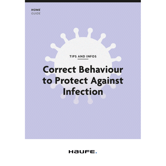 Richtiges Verhalten zum Infektionsschutz,Correct Behaviour to Protect Against Infection (English Version) - Pro Bestelleinheit: 20 Broschüren