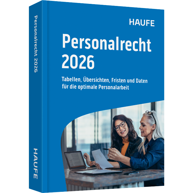 Haufe Personalrecht 2026 - Arbeitsrecht, Lohnsteuer und Sozialversicherung kompakt.