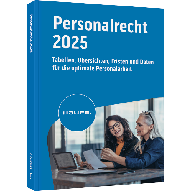Haufe Personalrecht 2025 - Arbeitsrecht, Lohnsteuer und Sozialversicherung kompakt.