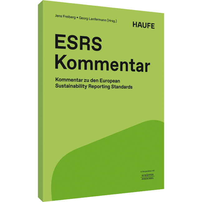 Haufe ESRS-Kommentar Online - Kommentar zu den European Sustainability Reporting Standards - herausgegeben von Dr. Jens Freiberg und Georg Lanfermann
