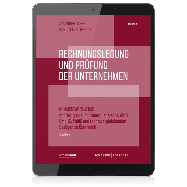 Rechnungslegung und Prüfung der Unternehmen (Online-Datenbank) - Kommentar zum HGB mit Bezügen zum Steuerbilanzrecht, AktG, GmbHG, PublG und rechtsvergleichenden Bezügen zu Österreich