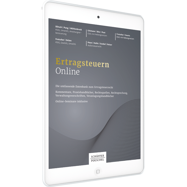 Ertragsteuern Online - Die umfassende Datenbank zum Ertragsteuerrecht